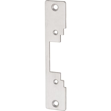 Locknetics Faceplate Kit 6-7/8in x 1-1/4inRound Corner - Satin Stainless Steel CCFP-KIT-32D