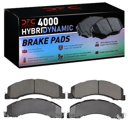 Dynamic Friction Co DFC 4000 HybriDynamic Brake Pads 4000-1335-00