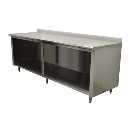 Advance Tabco Back Splash Enclosed Prep Table EEK-SS-2410