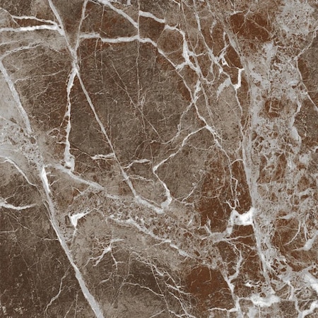 Apollo Tile Regalia 24x24 in. Rosso Levanto Matte Color Body Porcelain Marble-look Vein Large Tile, 4PK APLVEL88ROS2424