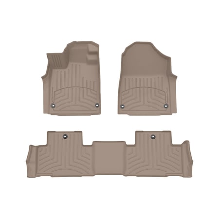 Weathertech Tan, Front and Rear FloorLiner HP 451669-1-2IM