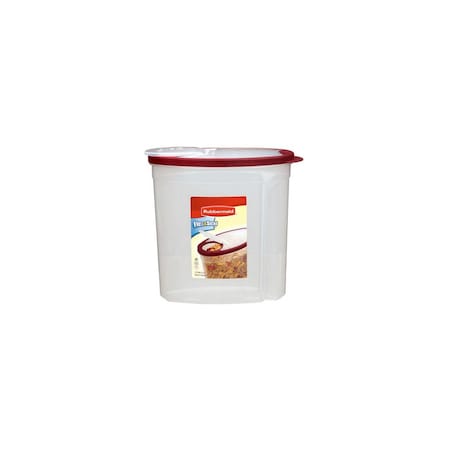 Rubbermaid Food Storage Canister, 1.5 gal Capacity, Plastic, Clear, 5.78 in L, 11.34 in W, 11.18 in H 1777195