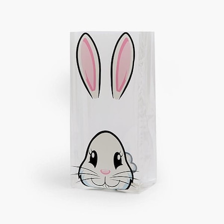 Nashville Wraps Bunny Ears Cello Bags, 5x3x11.75 in, 100PK C4BBEA