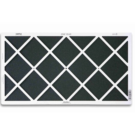 Castle Filters 20x36x1 Castle High Flow MERV 8 HVAC One-Year Air Filter 1-2036