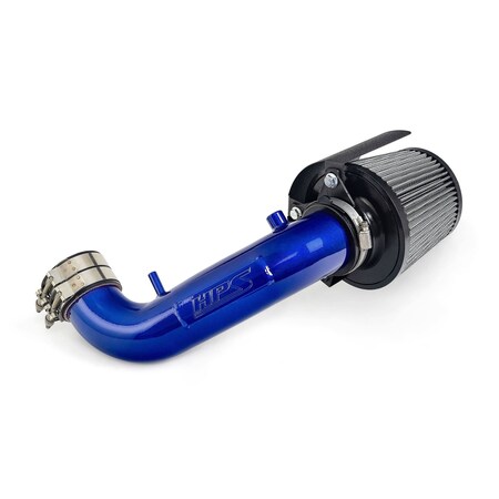 Hps Performance Air Intake Kit with Heat Shield, Blue, 827-724BL