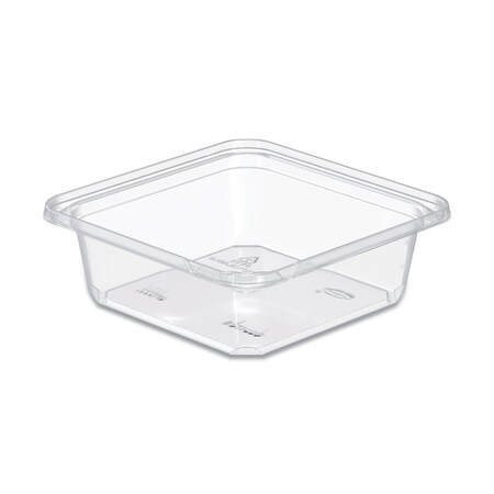 Dart TamperGuard Snack Boxes, 1-Compartment, 24 oz, 6.3 x 6.3 x 2.1, Clear, Plastic, 300PK SB24TG1
