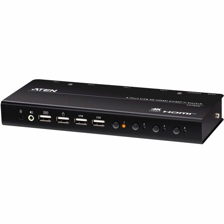 Aten 4-PORT USB 4K HDMI KVMP SWITCH CS784H