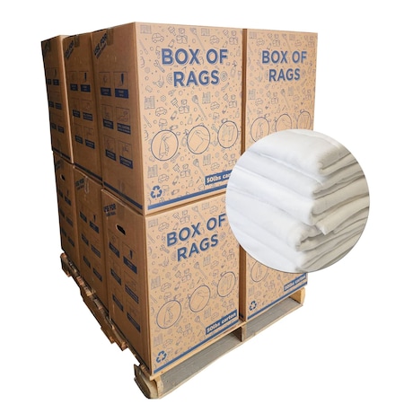 Supremeplus New Knitted Baby Diaper Rags, 600 lbs. Pallet, 50x 12 lbs. Boxes, 12PK SP-4378