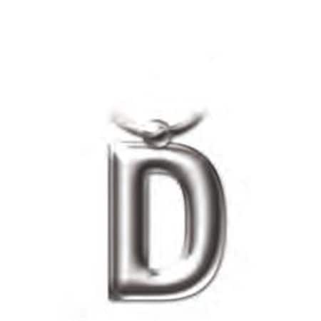 That Company Called If Solid Metal Initial Keyring - D 2204