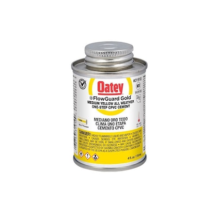 Oatey FLOWGARD GOLD CPVC1 STEP-4 OZ CEMENT 31910