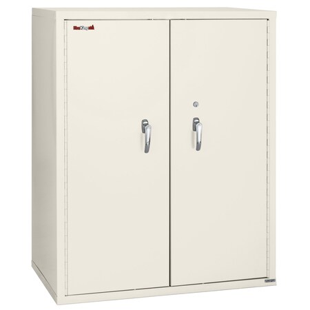 Fireking Storage Cabinet, 1 Hr Fire Rated, 44" High Ivory White CF4436-DIW