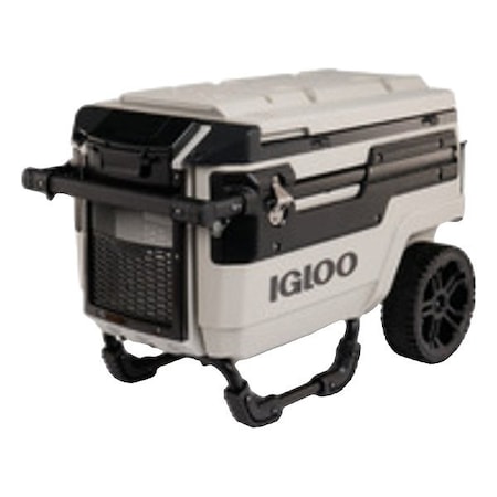 Igloo Roller Chest Cooler, White, 70 qt 00034938