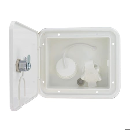 Valterra GRAVITY/PLASTIC CITY WATER INLET HATCH, WHITE, BULK A01-2004