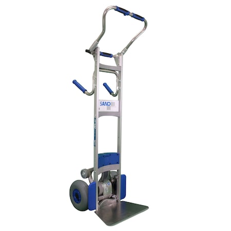 Sano Liftkar Pro Fold-L Pistol Grip Stairclimbing Hand Truck 375 Lbs. Cap., Non-Marking Wheels LH SP17FL02PI02
