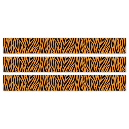 Creative Teaching Press Jungle Friends Tiger Stripes EZ Border, 48 Feet Per Pack, 3PK 10984