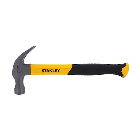 Stanley Nail Hammer, 20 oz Head, Curve Claw, Smooth Head, HCS Head, 13 in OAL STHT51539