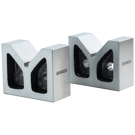 Groz V-Block, 90 deg., Centered, 3" 03100