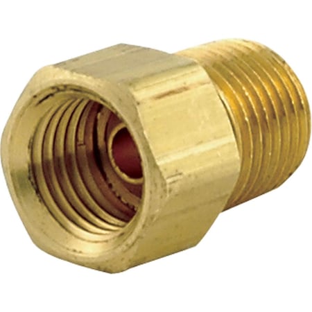 Allstar Performance 0.18 in. to Male 0.12 in.-27 NPT Adapter Fitting, Natural, 4PK ALL50120