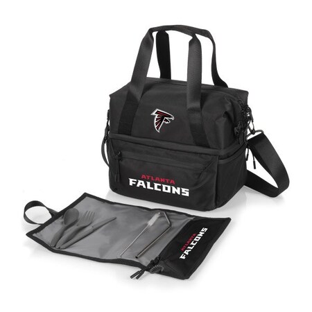 Picnic Time Family Of Brands NFL Atlanta Falcons - Tarana Recycled Lunch Bag Cooler with Utensils 515-01-179-024-2