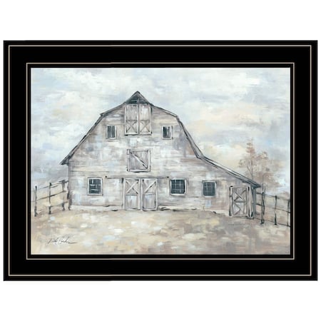Homeroots Rustic Beauty 2 Black Framed Print Wall Art 404838