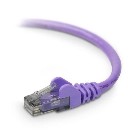 Belkin 14Ft Cat6 Snagless Patch Cable, Utp, Purple Pvc Jacket, 23Awg, 50 A3L980-14-PUR-S