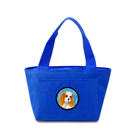 Carolines Treasures Blue Cavalier Spaniel Zippered Insulated School Washable And Stylish Lunch Bag Cooler SS4803-BU-8808