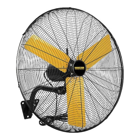 Master MountedFan, Yellow, 24inDia, Steel, 3Blade MAC-24WOSC