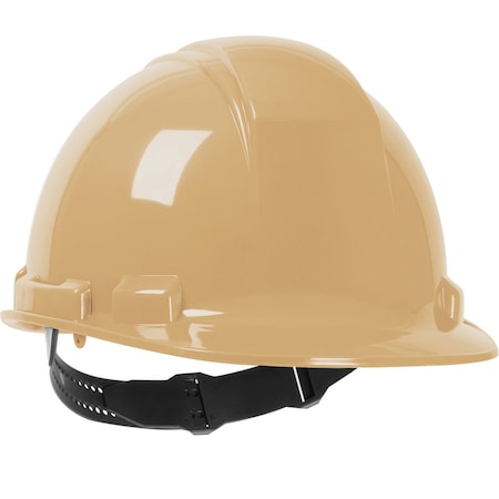 Dynamic Cap Style Hard Hat with HDPE Shell, 4-Point Textile Suspension and Pin-Lock Adjustment 280-HP241-20