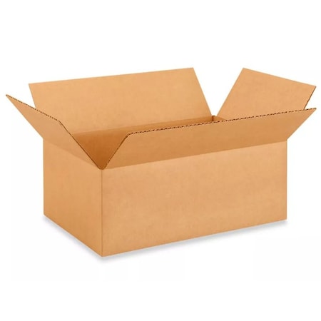 Bcp 16 in x 10 in x 6 in Shipping Box, Kraft, Corrugate, Single Wall, 32 ECT  16106