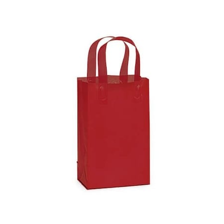 Nashville Wraps Red Plastic Gift Bags, Rose 5x3x8, 3 mil, 200PK BRREP