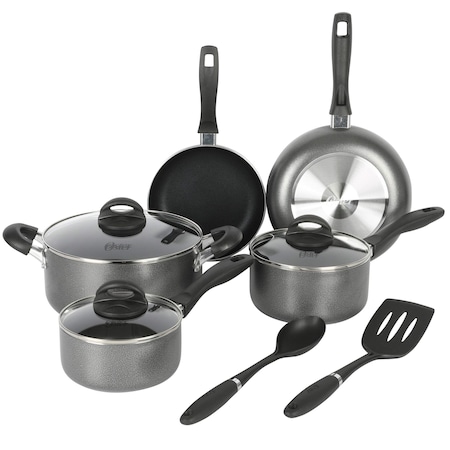 Oster Clairborne 10 Piece Nonstick Aluminum Cookware Set 82930.10RR
