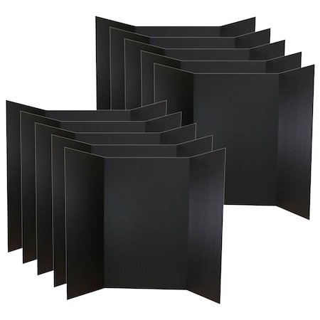 Flipside One-Ply Project Board, Black, 36in. x 48in., 10PK 30067-10