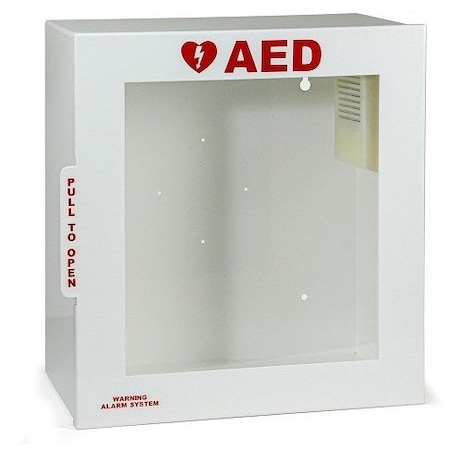 Heartsine Wall Cabinet w/ Alarm PAD-CAB-04
