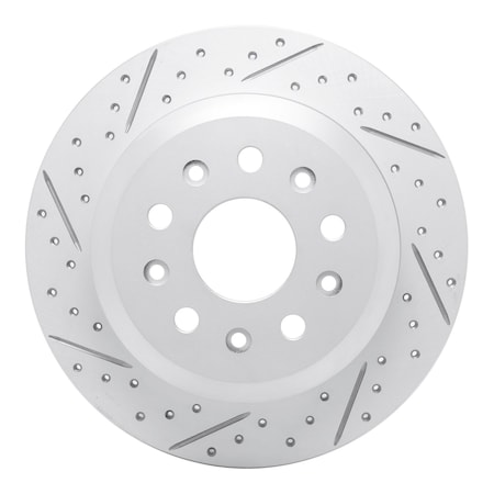 Dynamic Friction Co DFC Geoperformance Rotor - Drilled and Slotted 830-42041L