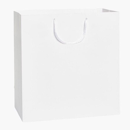 Nashville Wraps White Matte Gift Bags, Filly 12x5x12, 100PK MTFBWH