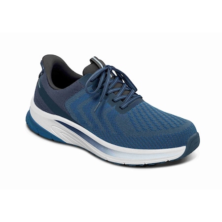 Orthofeet Tilos Men Athletic Hf Blu, Size 10.5 20019