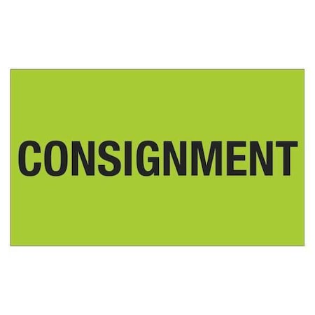 Tape Logic Label, Consignment, 3x5 DL1322