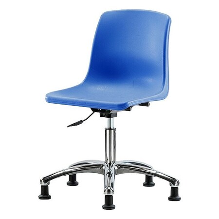 Blue Ridge Ergonomics Blue Polypropylene Shell Chair SDHCH-CR-RG-BLU