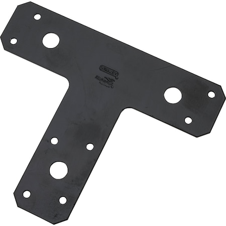 National Hardware 6'' x 5'' Black Heavy Duty T-Plate N266-471