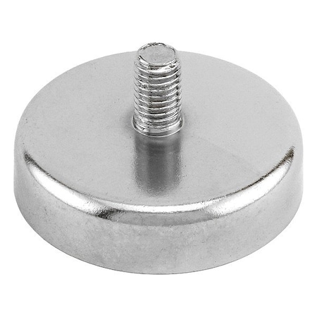 Zoro Select Rare Earth Magnet, Steel NACM189