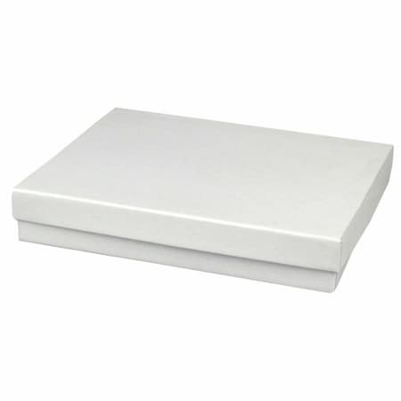Boxit White Krome Jewelry Box 6X5X1, 50PK JLWK65