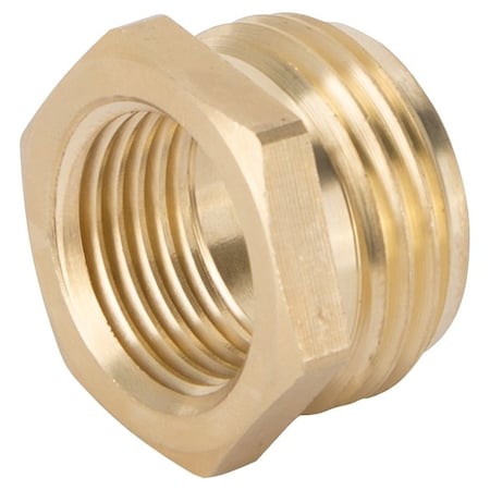 Landscapers Select Hose Connector, 3/4 x 1/2 in, MNH x FNPT, Brass, Brass GHADTRS-4