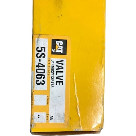Caterpillar VALVE, CATERPILLAR OEM 5S4063 5S4063
