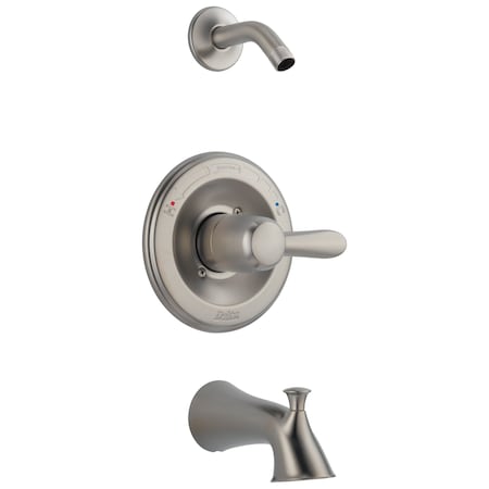 Delta Lahara Monitor 14 Series Tub & Shower Trim - Less Head In Stainless T14438-SSLHD