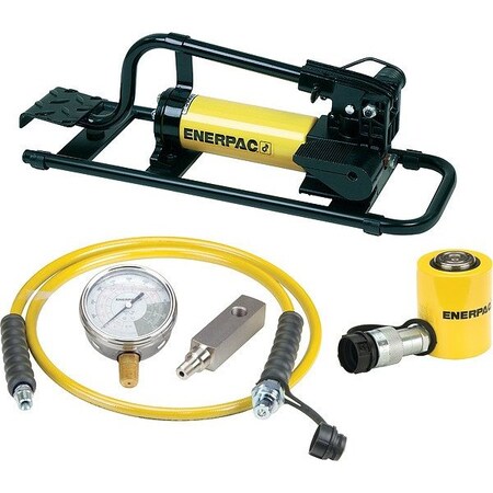 Enerpac Ram and Pump Set, Single Acting SCL101FP