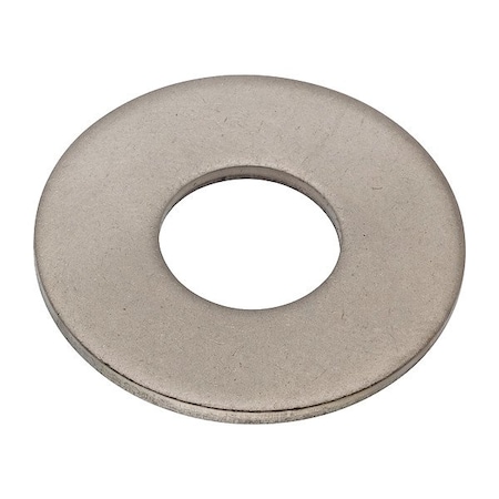 Zoro Select Flat Washer, For Screw Size 7/16 in , Stainless Steel Plain Finish, 5 PK WASB71R316