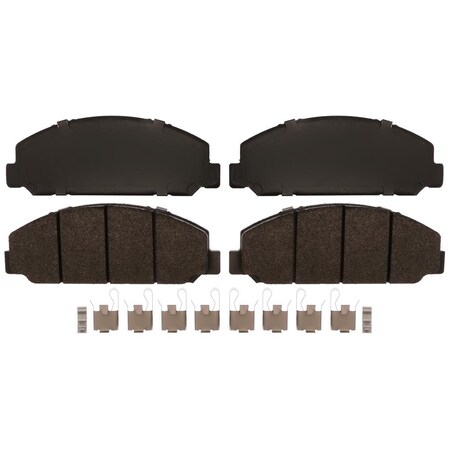 Acdelco PAD KIT FRT DISC BRK, Disc Brake Pad Set,  17D827MH