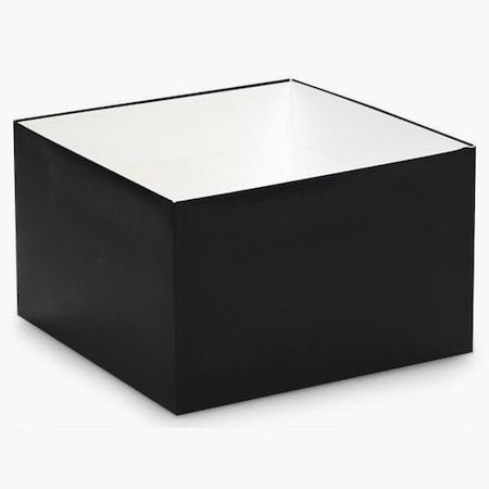 Nashville Wraps Matte Black Box Base, 8x8x5, 25PK GBB08BK