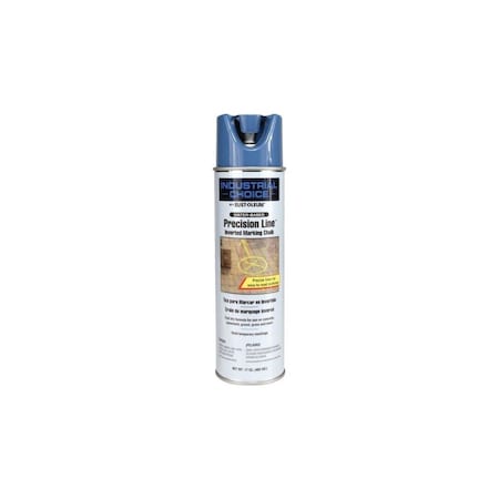 Rust-Oleum Inverted Marking Chalk - Apwa Blue, 17 Oz, 12PK 205236