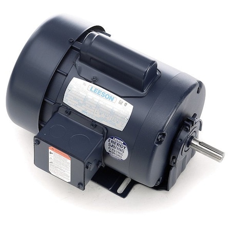 Leeson Capacitor-Start General Purpose Motor, 1/2 hp HP, 56 Frame, 115/230V AC Voltage 110025.00